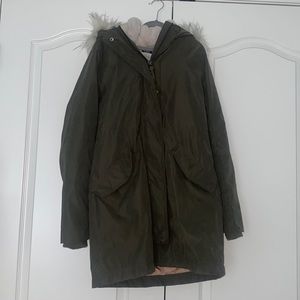 One in Two Furry Winter Coat